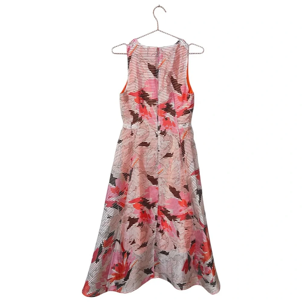 LK Bennett Prula Graphic Floral Midi Dress - Picture 3 of 9